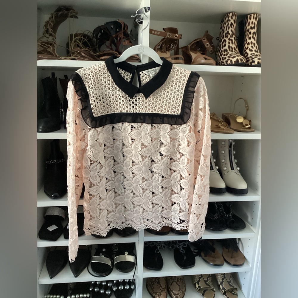 Miss selfridge lace top
